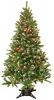 6,5' замороженная рождественская елка благородного оптического волокна искусственная - Multi свет