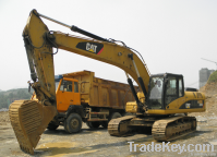 Используемая землечерпалка Crawler Cat329d