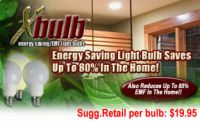 Электрическая лампочка Xbulb энергосберегающая - УМЕНЬШАЕТ Emf