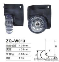 65mm 수화물 플라스틱 바퀴 부속