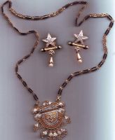 Комплект Mangalsutra диаманта