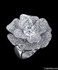 5.5 carats floral style diamond engagement ring gold new