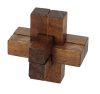 Деревянная головоломка - утроьте крест