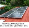 Электрическая система -решетки энергоснабжения 500W T-Солнця солнечная, солнечный генератор для дома