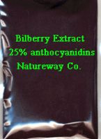 Anthocyanidins выдержки 25% черники, Vaccinium Myrtillus