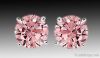 Pink diamonds earrings VS1 diamonds 3 ct. ear ring