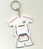 Кольцо для ключей консервооткрывателя бутылки jersey keychain консервооткрывателя бутылки формы тенниски