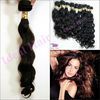 2013 hot selling: Double wefts&machine weft Virgin Pruvian human hair extension