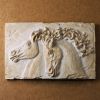 HORSES OF AGE SCULPTURAL RELIEF WALL FREIZE 23''