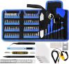 136 in 1 Electronics Repair Tool Kit Professional Precision Screwdriver Set Magnetic Drive Kit with Portable Bag 