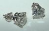 6 carat diamond stud earrings big diamonds large WOW!