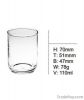Высокая кристаллическая шотландская стеклянная чашка (KB-HN0315)