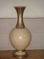 Декоративная мраморная ваза отделки