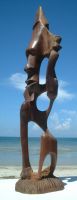 Чёрное дерево, африканские Carvings твёрдой древесины Чёрное дерево, африканские Carvings твёрдой древесины