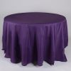 Buy Plum 90 Inch Round Tablecloths