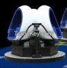Dynamic Virtual 9D Egg Cinema VR 9D Cinema/Theater Simulator For Oversea Market With 3D glass