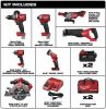 Discount Sale For New Milwaukee M18 Fuel 18-Volt Lithium-Ion Brushless Cordless Combo Kit with Two 5.0 Ah Batteries, 1 Charger, 2 Tool Bags (7 Tools)