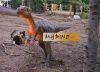 Спортивная площадка парка атракционов динозавра Leaellynasaura animatronic