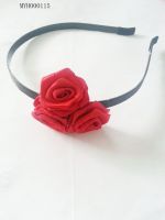 로즈 훈장 검정 소녀 Hairband