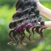 Выдвижение человеческих волос горячей оптовой продажи цвета красотки естественной Unprocessed