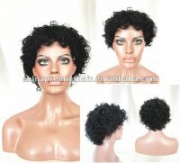 Более дешевая бразильская машина человеческих волос крышки Glueless девственницы сделала париками 5" длина Jz-1