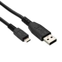 5m 긴 Usb 2.0 마이크로 B 5 Pin 케이블 지도 검정에 남성