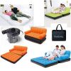 NEW INFLATABLE DOUBLE AIRBED SOFA WITH ELECTRIC PUMP AIR CAMPING BED COUCH CHAIR