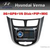 DVD-плеер автомобиля 3G для акцента Verna Hyundai