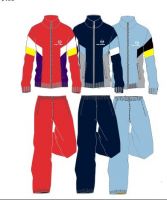 Crinkled 100%nylon Tracksuit воды-repellecy