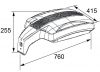 Induction Floodlight/Parking Lot Light with High Power