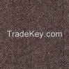 100% Wool worsted fabrics Brown Striped Suiting