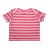 Pink Stripes Organic Baby Tee