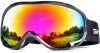 Snowledge Ski Snow Goggles for Men Women Adult, OTG Snowboard Goggles of Dual Lens with Anti Fog for UV Protection for Girls