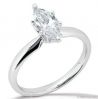 1.01 carats E VVS1 Marquise diamond engagement ring NEW