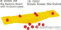 БОЛЬШАЯ ДОСКА БАЛАНСА с 10 кубиками (2cm)