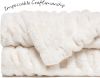 Ruched Faux Fur Throw Blanket With Reversible Mink Faux Fur Throw Blanket for Bed Double Side Ruched Rabbit Fur Blanket