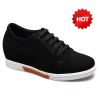 Chamaripa 2.95 inch Suede Leather Casual Shoes Black