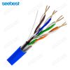 Seebest Lan Cable Cat6 oem Cat6 Lan Cable Etl 4 Pairs CCA CU Conductor Pvc PE Sheath Lan Cable