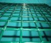 покрынная pvc ячеистая сеть волнистой проволки