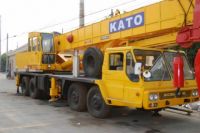 Используемый кран тележки Kato Nk500e