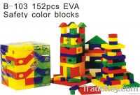 блоки цвета безопасности 152pcs ЕВА большие