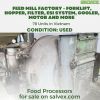 Feed Mill factories - Forklift, Hopper, Filter, ESI System, Cooler, Motor, and More (78 Units)