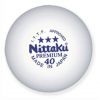 NITTAKU 3-STAR PREMIUM WHITE Ball