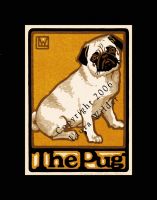 Pug Giclee 인쇄