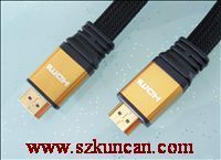 19 кабель 1.4v штыря Hdmi с мужчиной 1080p к женщине, золот-покрынной для компьютера, Tv, Dvd