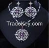 high quality gold plated jewelry sets/beautiful dubai gold jewelry set