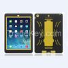 Silicone Rubber Hard PC Case with Kickstand for Apple iPad Air