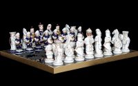 Королевский комплект шахмат фарфора Dux