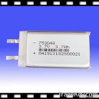 Pos 맨끝 3.7v 1000mah (753048)를 위한 재충전용 Li 중합체 세포 건전지