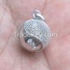 Bali Sterling Silver Jewelry Chime Ball / Harmony Ball Pendant HB013
